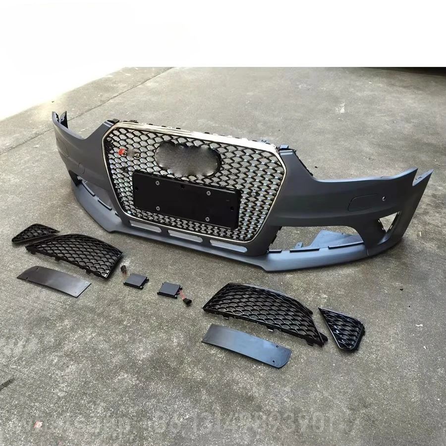 

High Fitment! A4 Upgrade to RS4 Body Kit Front Bumper and Grille A4 to RS4 Style Suto Parts Car Kit