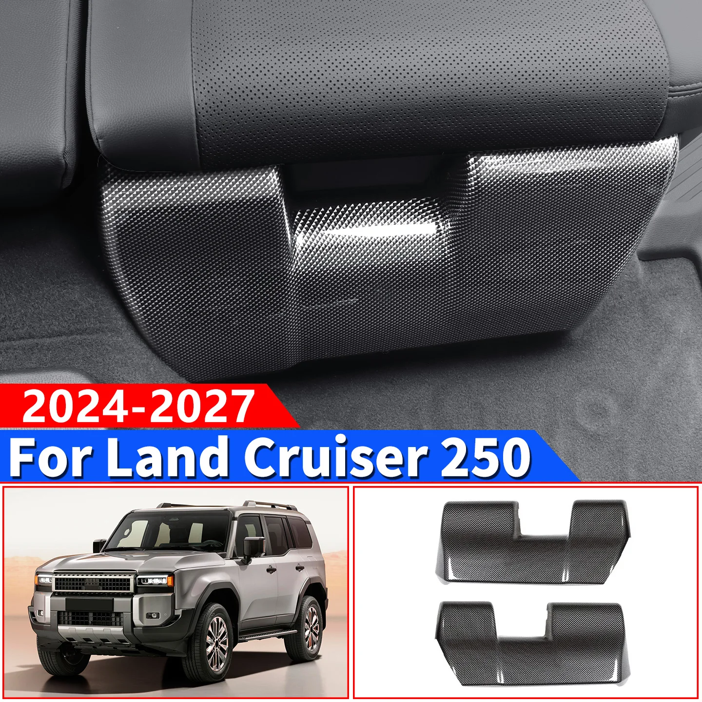 For Toyota Land Cruiser 250 Prado LC250 FJ250 1958 First Edition 2024-2027 Rear Seat Bottom Protective Cover Accessories