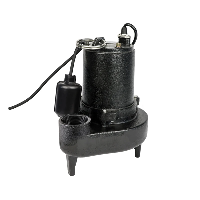 مضخة مياه الصرف الصحي الغاطسة الكهربائية الأوتوماتيكية المحمولة ذات معدل التدفق العالي للاستخدام المنزلي، خزان الصرف الصحي