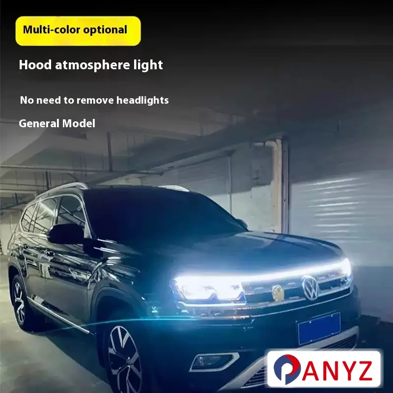 ل Acura MDX 2007-2021 LED النهار تشغيل ضوء المسح بدء غطاء السيارة DRL دليل ديكور المحيطة مصباح 12 فولت