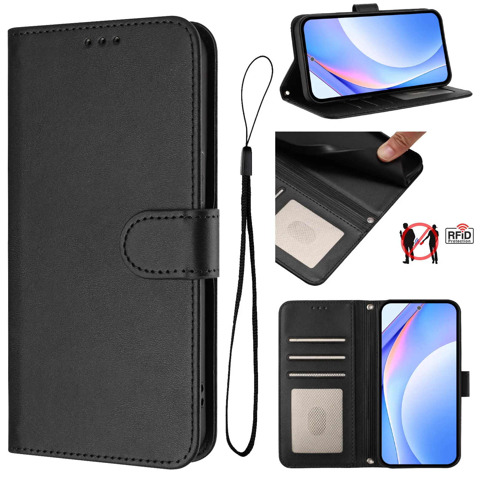 المعصم حبل كتاب الحال بالنسبة TCL 60R 60 50 40R 40 30T 30Z 30 20R ريترو الجلود 3 بطاقات حامل المشبك المغناطيسي المحفظة غطاء الوجه Funda