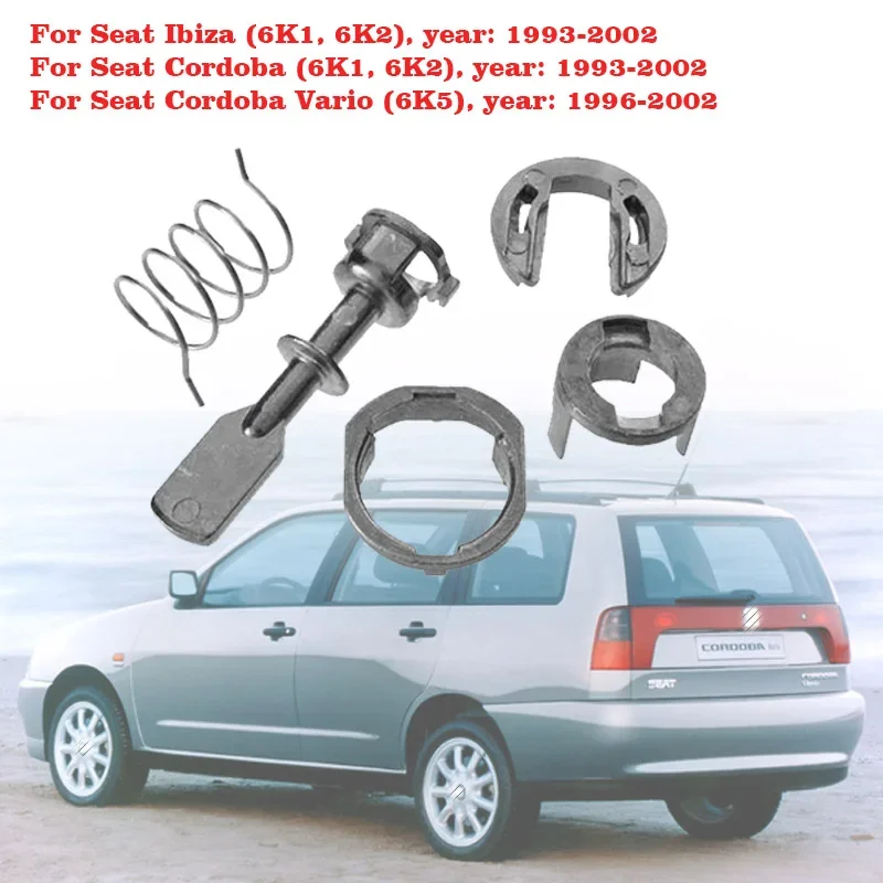 KIT de reparación de barril de cerradura de puerta derecha izquierda SFRONT para SEAT CORDOBA IBIZA 6K1 CORDOBA 6K2 6K5 6K1 6K 3837223 A