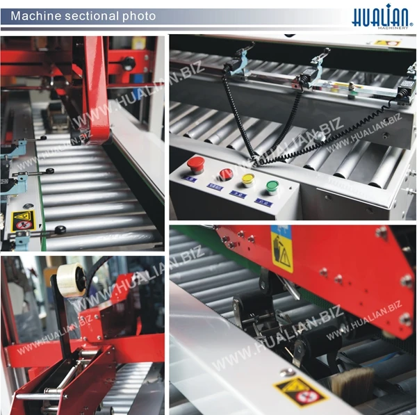 

FXJ-5050Z Hualian Hard Tool Mobile Phone Case Packaging Box Milk Automatic Carton Sealer Machine