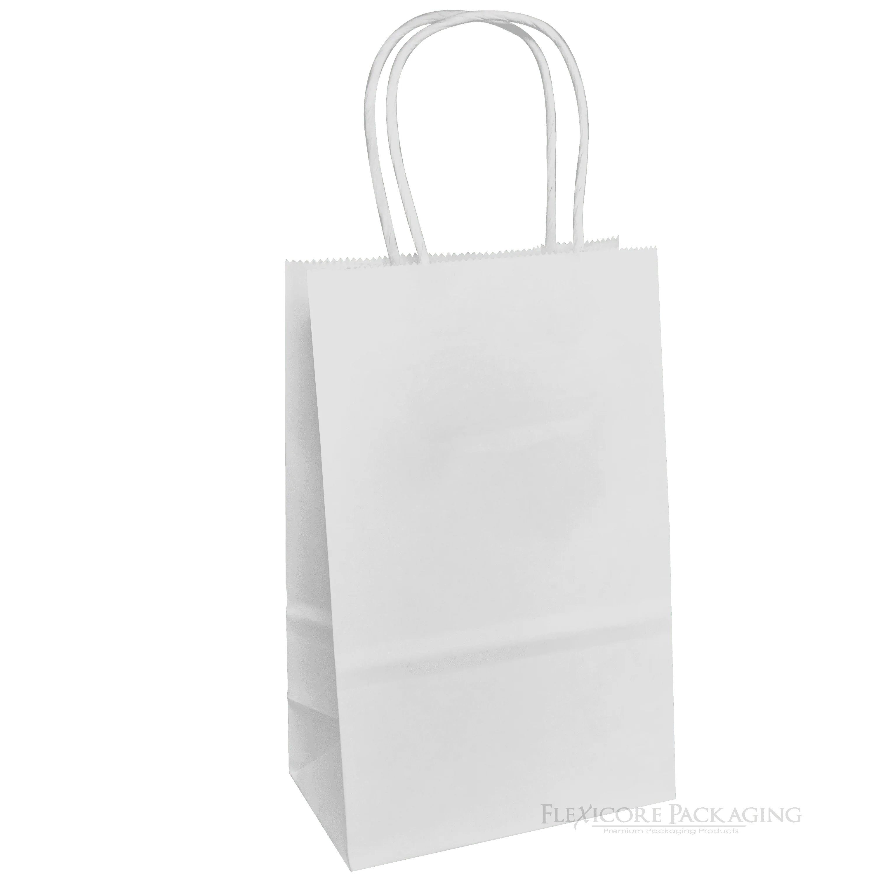 

Белые пакеты из крафт-бумаги, 5,25 x 3,5 x 8,25 дюйма, 25 карата