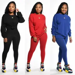 Winter Spring Two Piece Outfits for Women Short Set 2 Piece Outfits Jogger Track Suits Sweatsuits for Women Long Sleeve