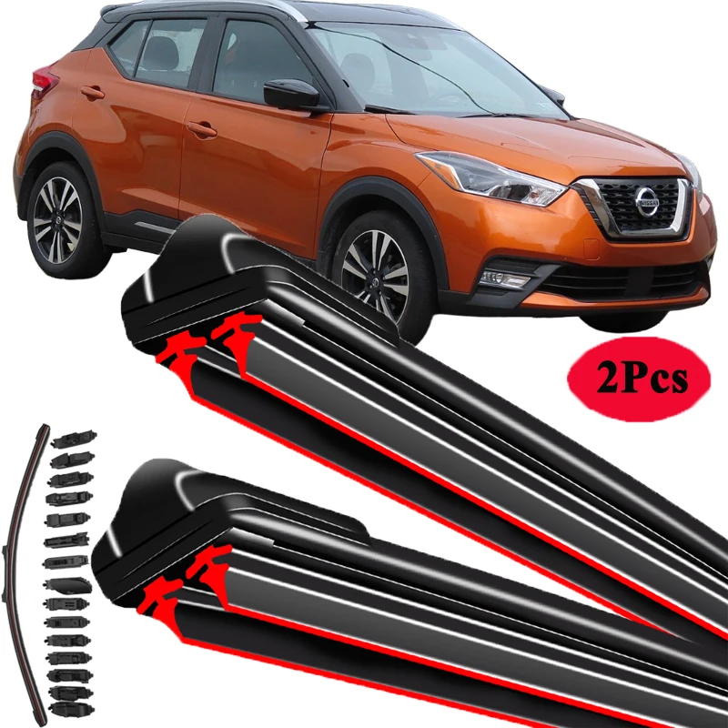 

For Nissan Kicks 2016 2017 2018 2019 2020 P15 Front Window Windscreen Windshield Wipers Blades Car Accessories Car Wiper Blade