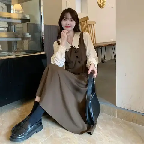 गिब्सी प्लस साइज़ काला कंट्रास्ट मेश स्प्लिसिंग लंबी ड्रेस महिलाओं के लिए ग्रीष्मकालीन ओ-नेक 3/4 स्लीव इलास्टिक बुना हुआ सुरुचिपूर्ण ए-लाइन ड्रेस 8 best sales प्लस साइज़ औपचारिक पोशाक - №7