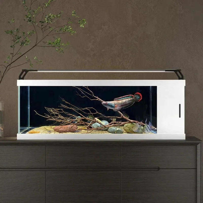 Desktop fish tank [landscaping set] Stream tank, a full set of integrated tanks, self-circulation, side filtration
