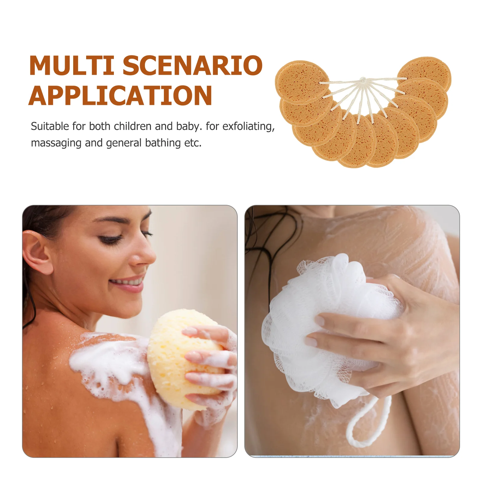 10 Pcs Drop-shaped Bath Sponge Rub Mud Adult Children Towel Honeycomb Wipe Shower Exfoliator Baby Scrubber Natural Take