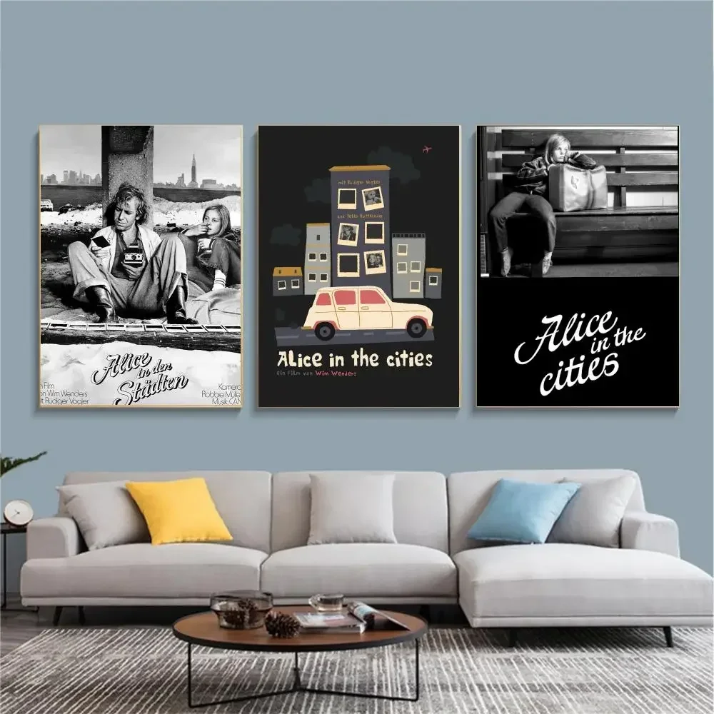 classic movie A-Alice in the Cities-S Painting Calligraphy Nature Inspired Artwork for Living Room  Home Decoration
