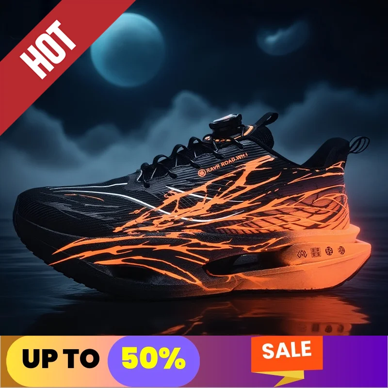 

Флуоресцентные кроссовки для фитнеса CarbonBoard Marathon, мужские спортивные повседневные легкие женские удобные спортивные противоскользящие кроссовки