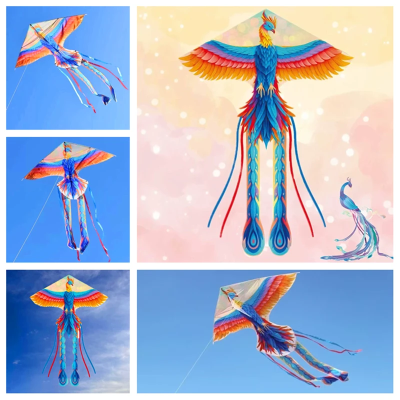 free shipping phoenix kites flying for adults kites line professional wind kites factory nylon ripstop outdoor game toys Tripod