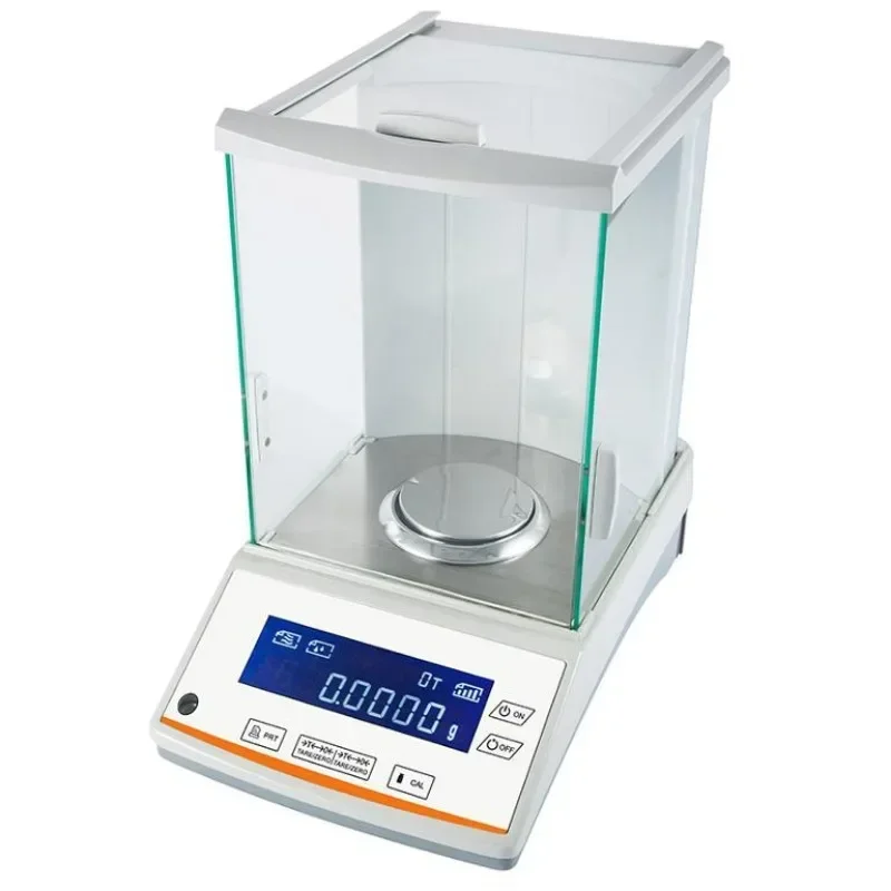 0.0001g 0.1mg High Precisions Electronic Analytical Balance Laboratory Scale 0.1mg External Calibration Send weights