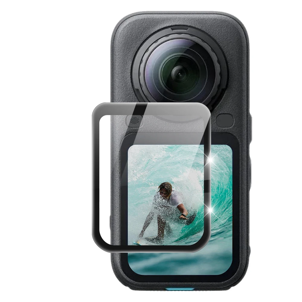 9H Gehärtetes Glas für Insta360 X6, Displayschutzfolie Langlebiger HD-Klarer Kratzfester Schutzfilm für Insta 360 X6 Zubehör
