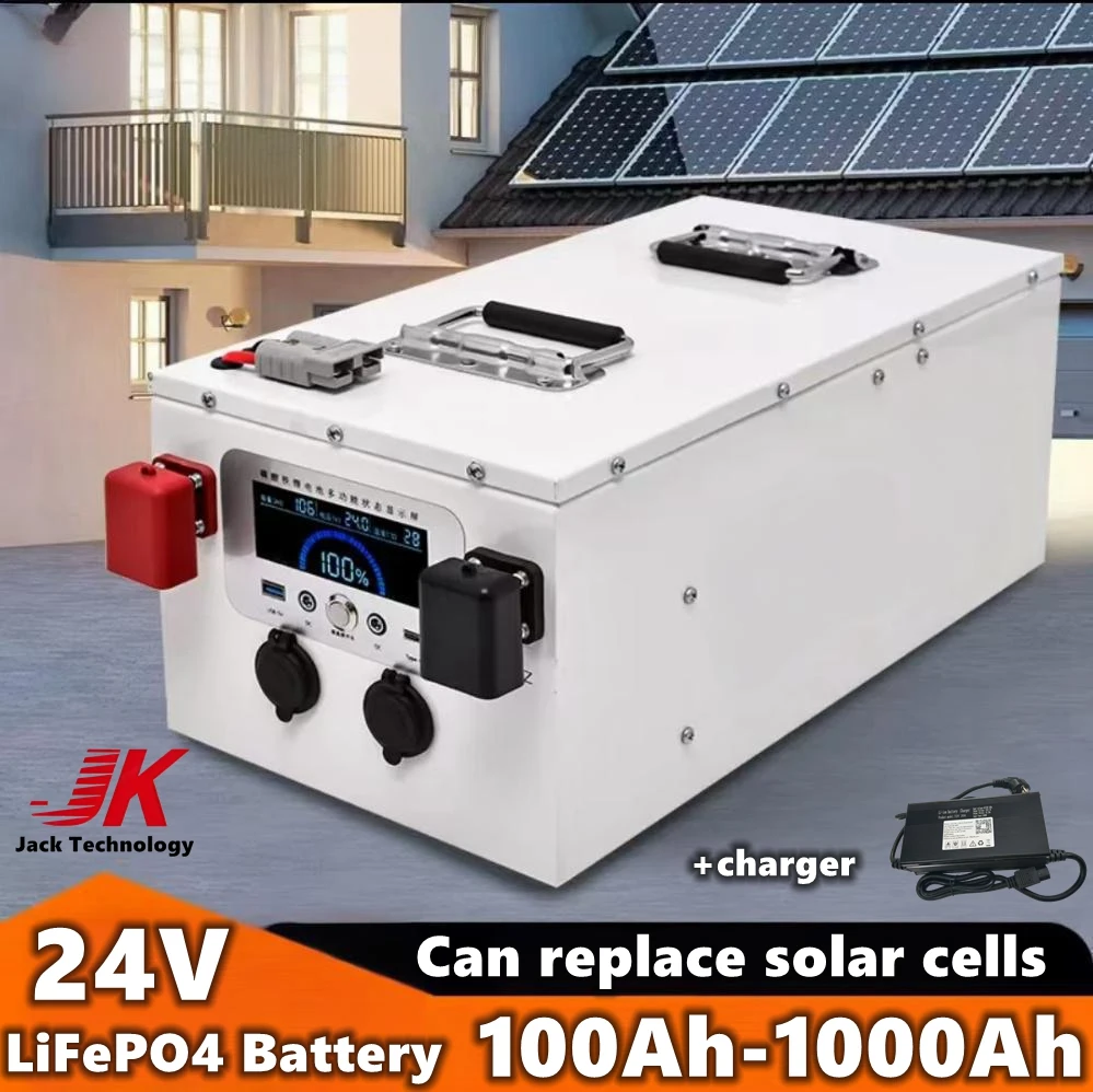 

Глубокий цикл 24 В 1000 Ач 500 Ач литий-железо-фосфатный аккумулятор многоцелевой мобильный источник питания для кемпинга буксирный двигатель RV