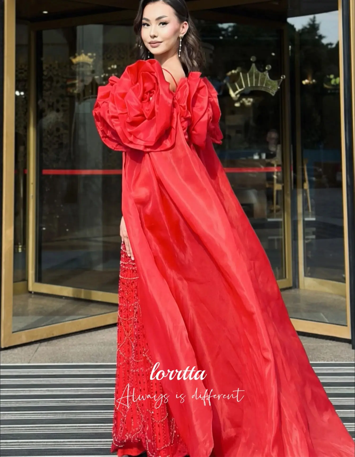 Lorrtta 결혼식 손님 드레스를위한 맞춤형 댄스 파티 드레스 여성 여름 드레스 2025 인어 샤론 해피 이브닝 드레스