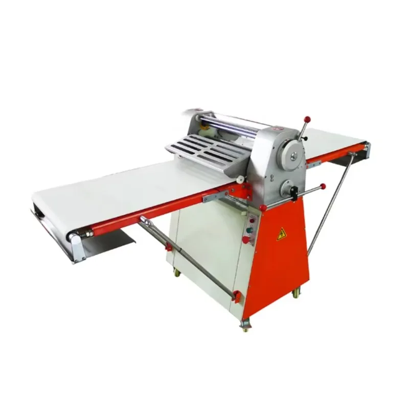 Tabletop Stand Type Mini Small Counter Manual Croissant Laminadora Bread Pastry Making Dough Sheeter Machine