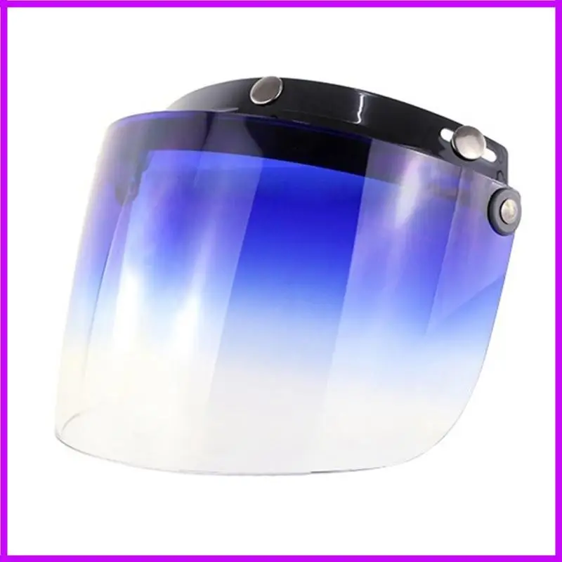 R9CC Universal Windproof 3-Snap visors Lens Sunglasses for Motorcycle Helmets Up Down Open Face