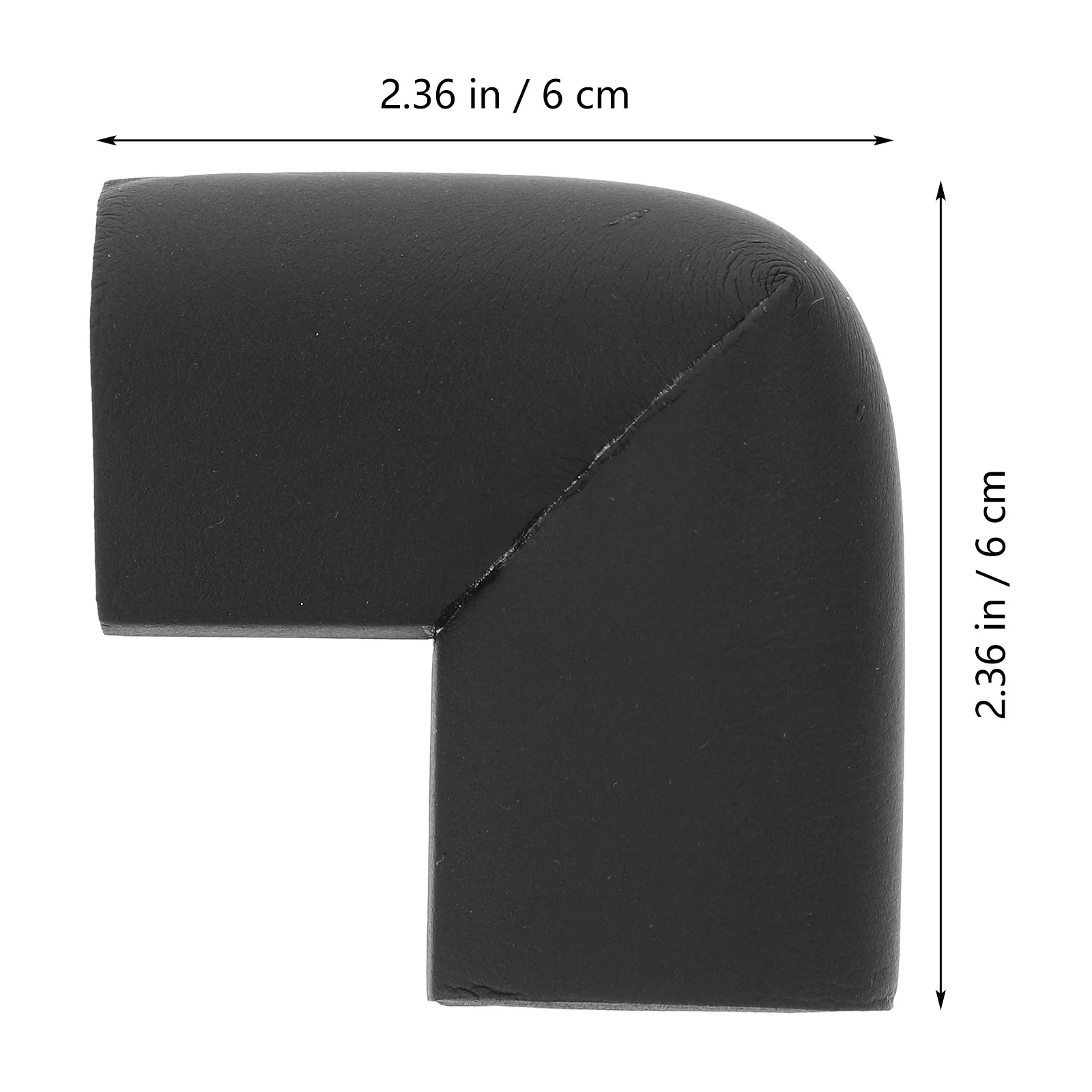 Protector de esquina de muebles, parachoques de espuma en forma de U para protectores de bordes resistentes a los arañazos, marcos de sillas y mesas, 12 Uds.