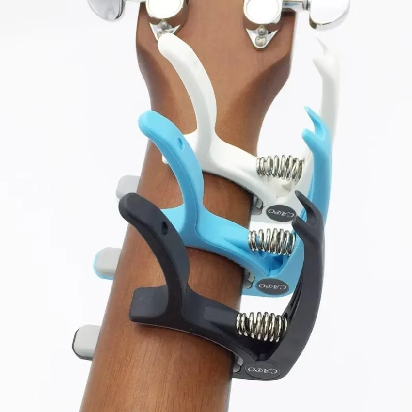 New Useful 2026 New Plastic Steel Resin Guitar Capo 2-in-1 Universal Clip For Folk Guitar Ukulele Musical Instrument Accessories