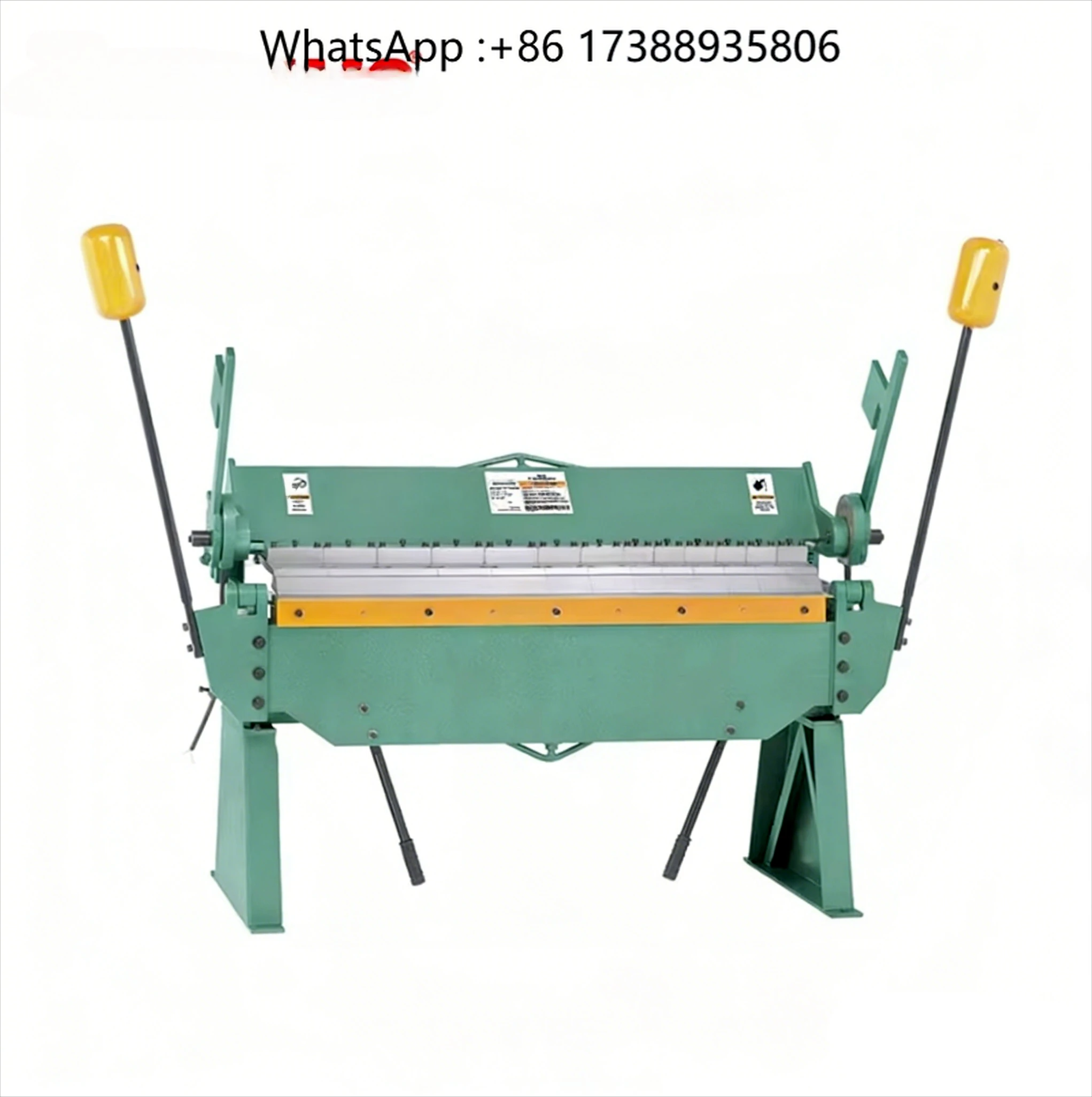 HOTONMC W2.5x2540A Pan Box Brakes Heavy Duty Manual Sheet Folding Machine 8 Ft Pan Brake 1 Year Warranty for Industrial Workshop