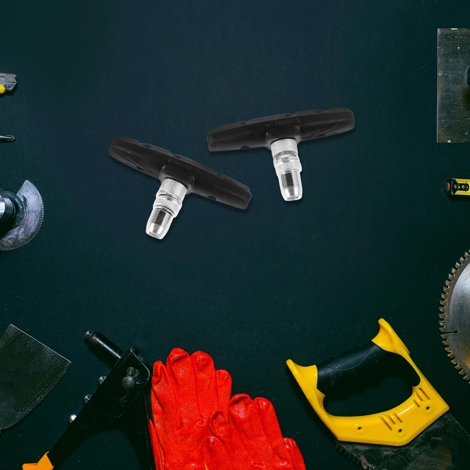 1Pair Mountain Bike Brake Pads Universal Silent Braking Stable Performance Cycling Brake Pad Replacement Electric Bike Parts