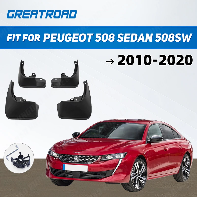 

Car Front Rear Mud Flaps Fender Splash Guards Mudguards for Peugeot 508 sedan 508SW 2010 11 12 13 14 -2020 Mudflaps Accessories