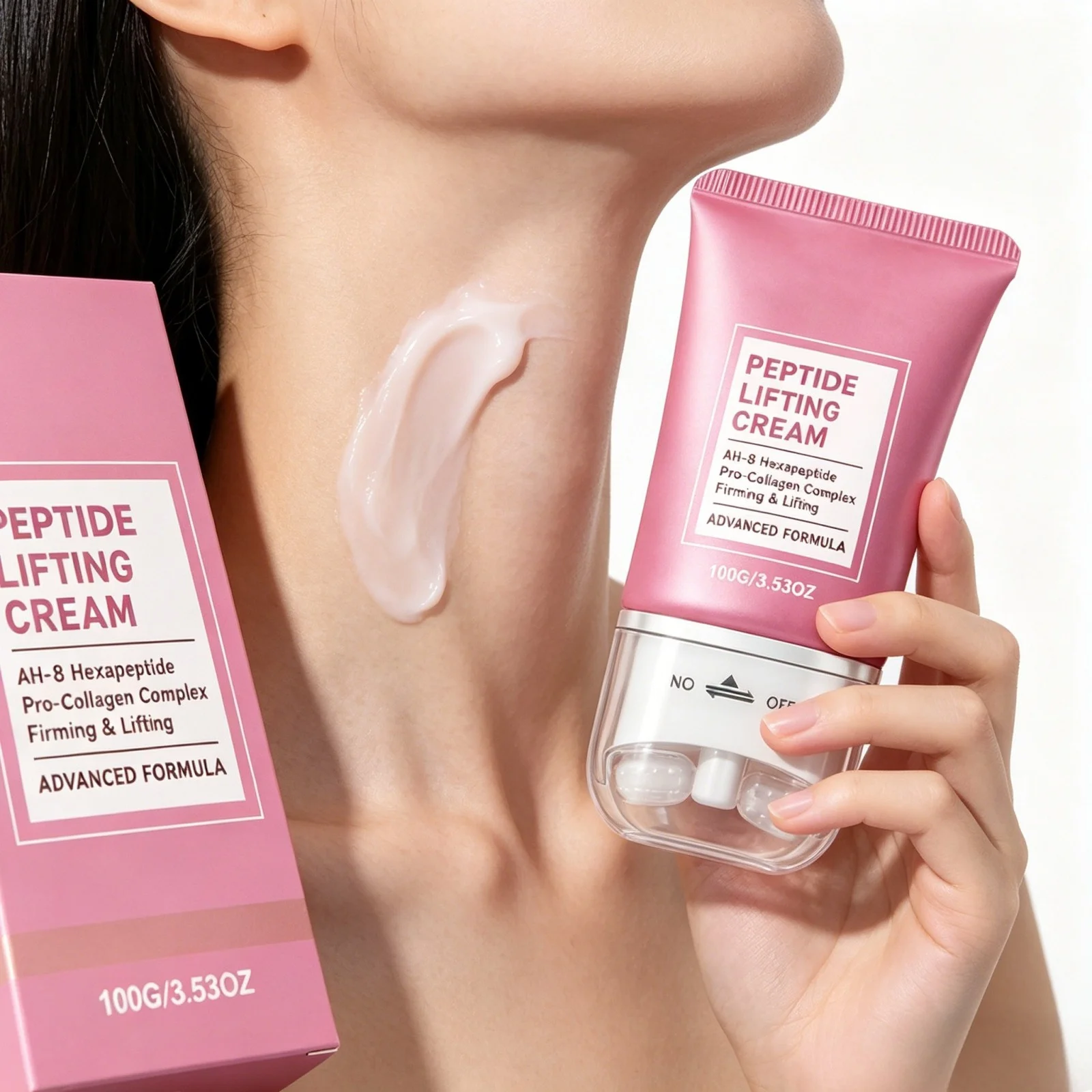 Krim Pengencang Leher AH-8 Pep - Peptide Neck Cream ulasan dan harga