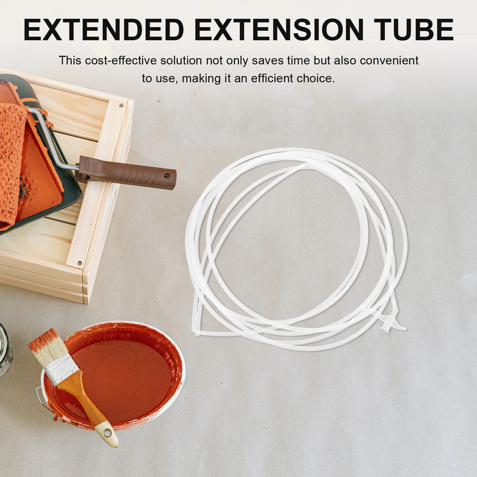 Plastic Extended Epoxy Sprayer Tube Long Sealant Agent Dispenser for Home and Construction Foam Glue Spray Foam Tube Extension