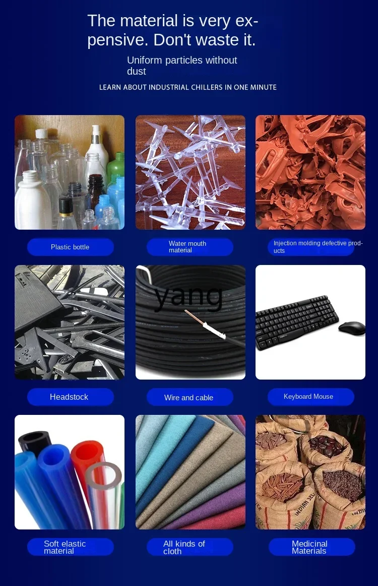 CX Plastic Crusher Slow Silent Edge Injection Molding Corner Scrap Recycling Type Feeding Machine