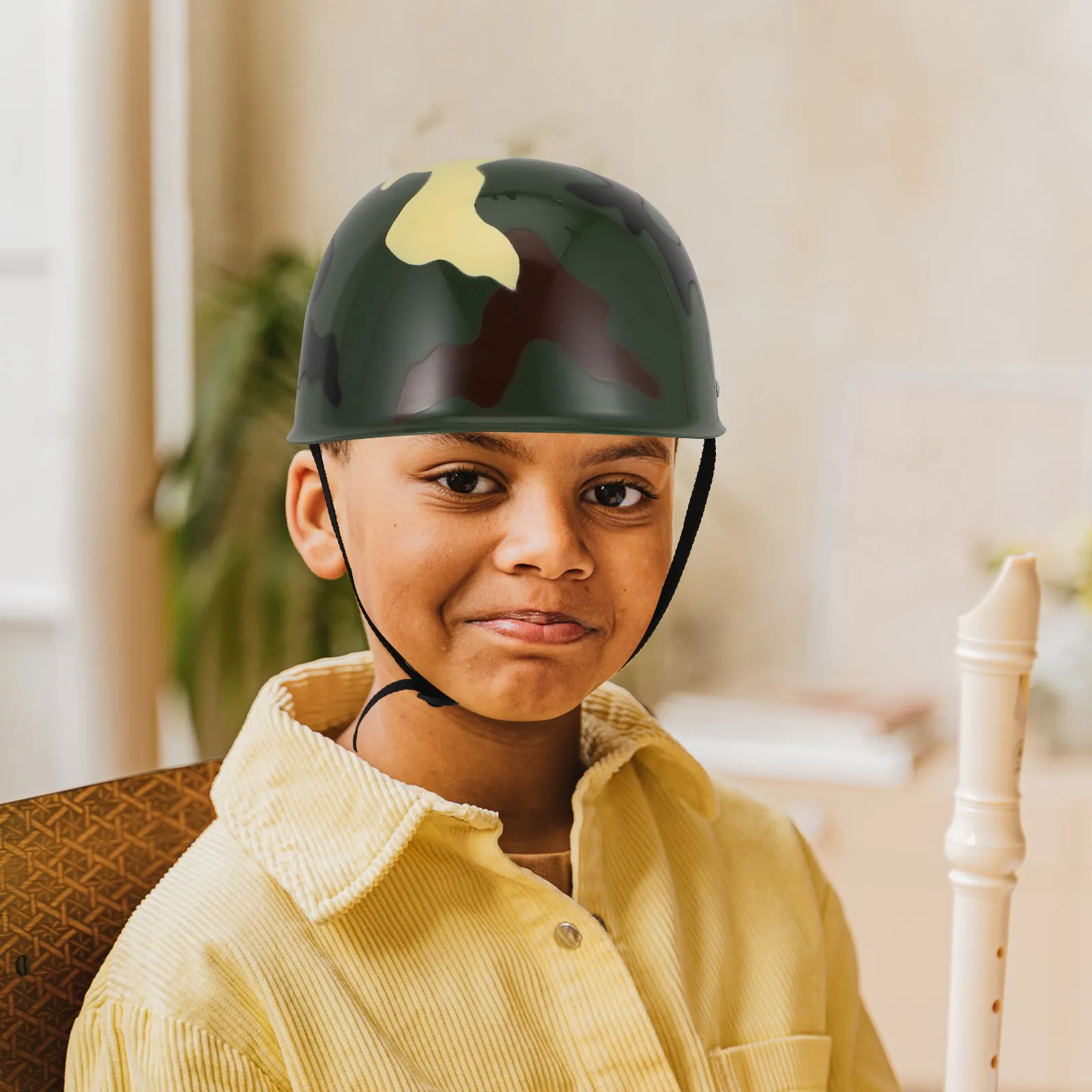 Disfraz de Policía de Plástico Camuflado Realista, Seguro, Resistente y Ecológico para Niños, para Juegos de Rol y Fiestas