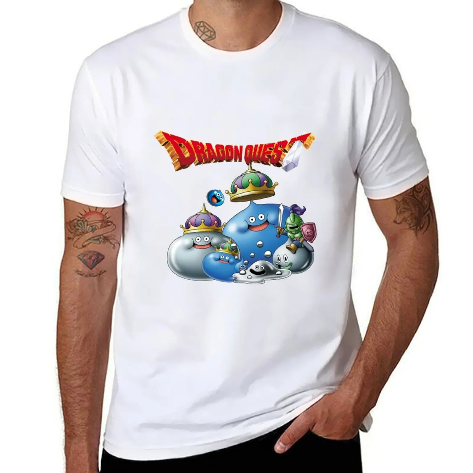 

Dragon Quest - slime T-Shirt t shirt personalised man t shirt cotton high quality T-Shirt