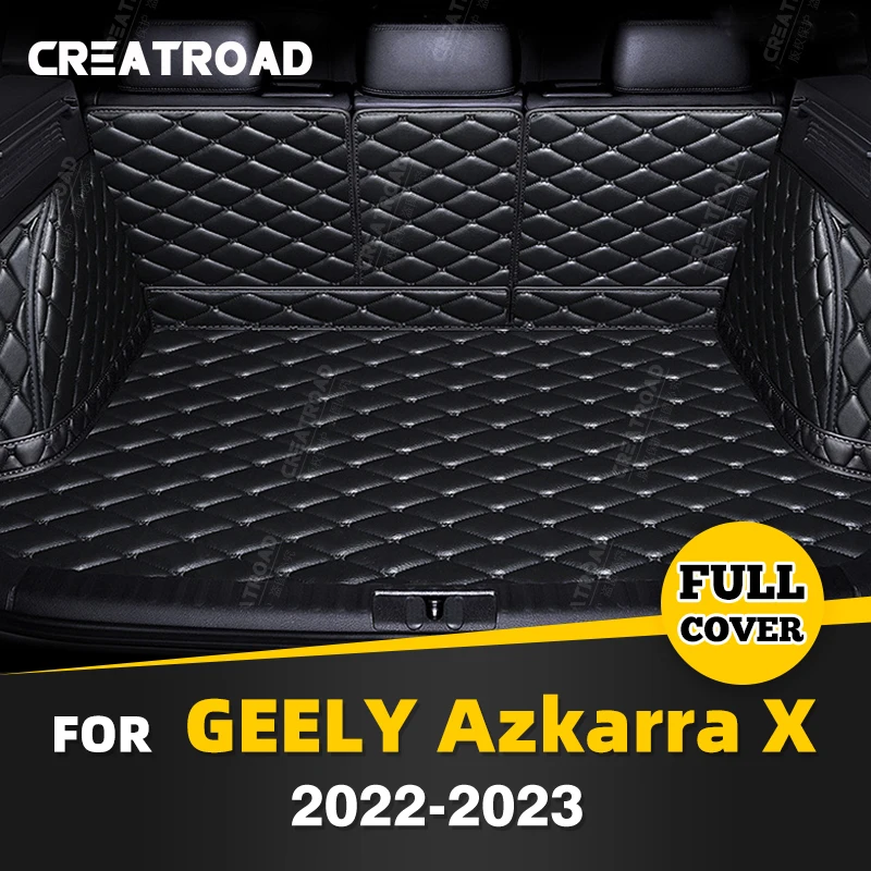 

Автомобильный коврик для багажника с полным покрытием для GEELY Azkarra X 2022 2023, автомобильный коврик для багажника, подкладка для груза, защитные аксессуары для интерьера