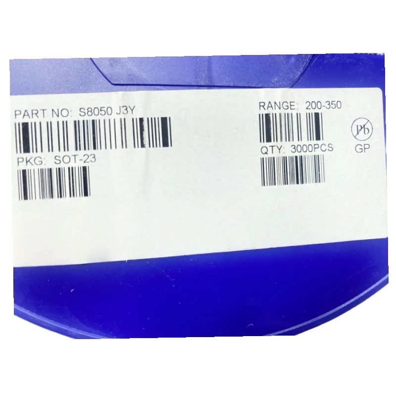 1000Pcs/Lot S8550 SOT-23,Marking：J3Y,PANGE:200-350, 25V,0.5A,500mA,,BJT,TRANSISTOR (NPN),Plastic-Encapsulate Transistors