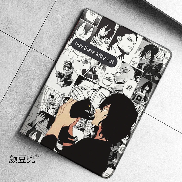 Shōta Aizawa Anime Hero Acad لجهاز iPad Air 4 5 Mini 5 6 حافظة فاخرة من السيليكون لجهاز Pro 12.9 11 لجهاز iPad 10th غلاف حماية Pro13