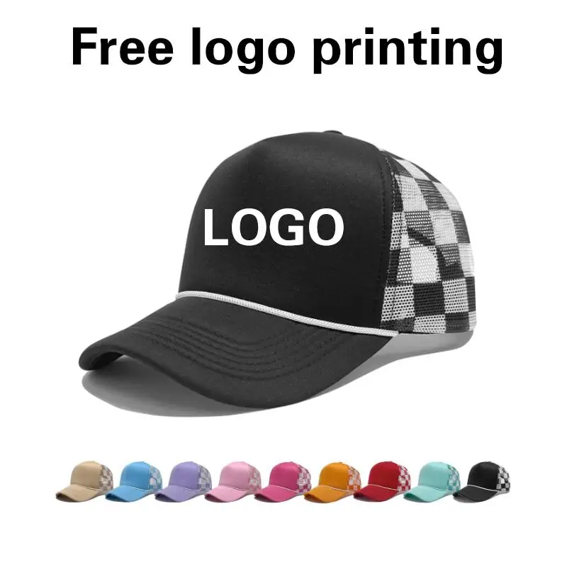 New Men Women Baseball Hats Customized LOGO Truck Mesh Hats Sports Running Fishing Competition Event Sunscreen Advertising Cap