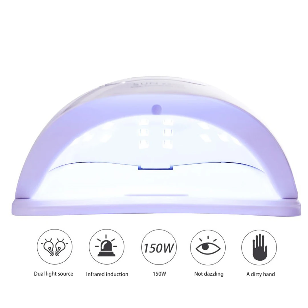 150W Zon X5 Max Power Nagel Drogen Led Licht 45 Led Uv Licht Uitharding Verschillende Uv Gel/Nagellak Nagelgereedschap