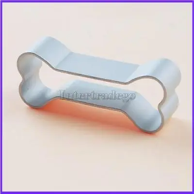 Aluminum alloy Dog Bone Shape Gingerbread Dough Biscuit Cake Cookie Cutter christmas