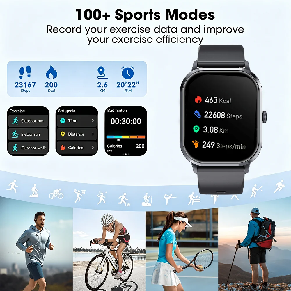 Умные часы DAORKOW 2026 для же – обзор и цена Smartwatch Watches Gift For Women