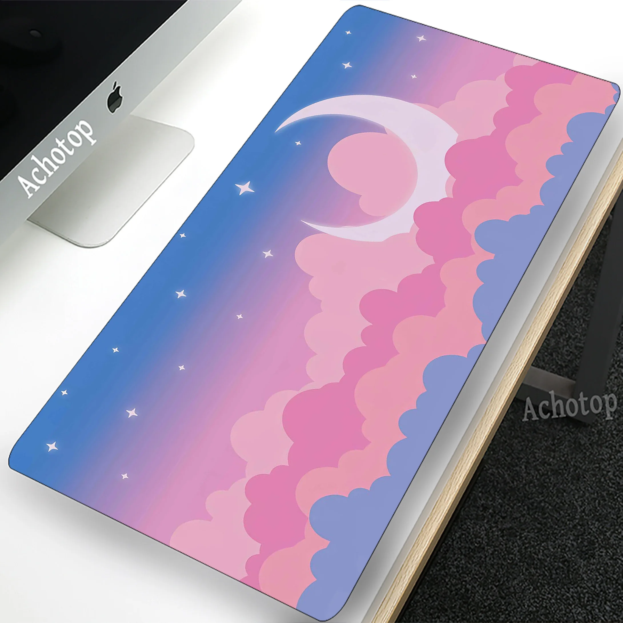 

Cloud Art Keyboard Gaming Accessories Mouse Pad Pink Notebook Office Mice Keyboards Anti-slip Mat Computer Peripherals Mousepad