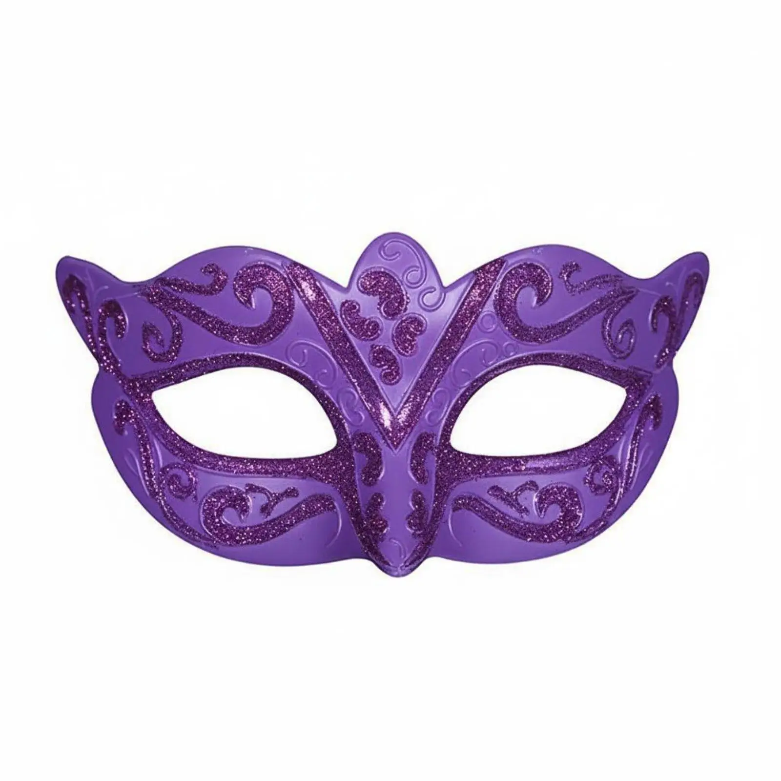Colorful Kids Party Face Mask with Sparkle Design for Masquerade Festivals School Plays Secure Elastic Band