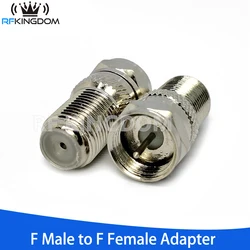 F Type Male to F Female Adapter Straight RF Coax Connector CCTV Camera