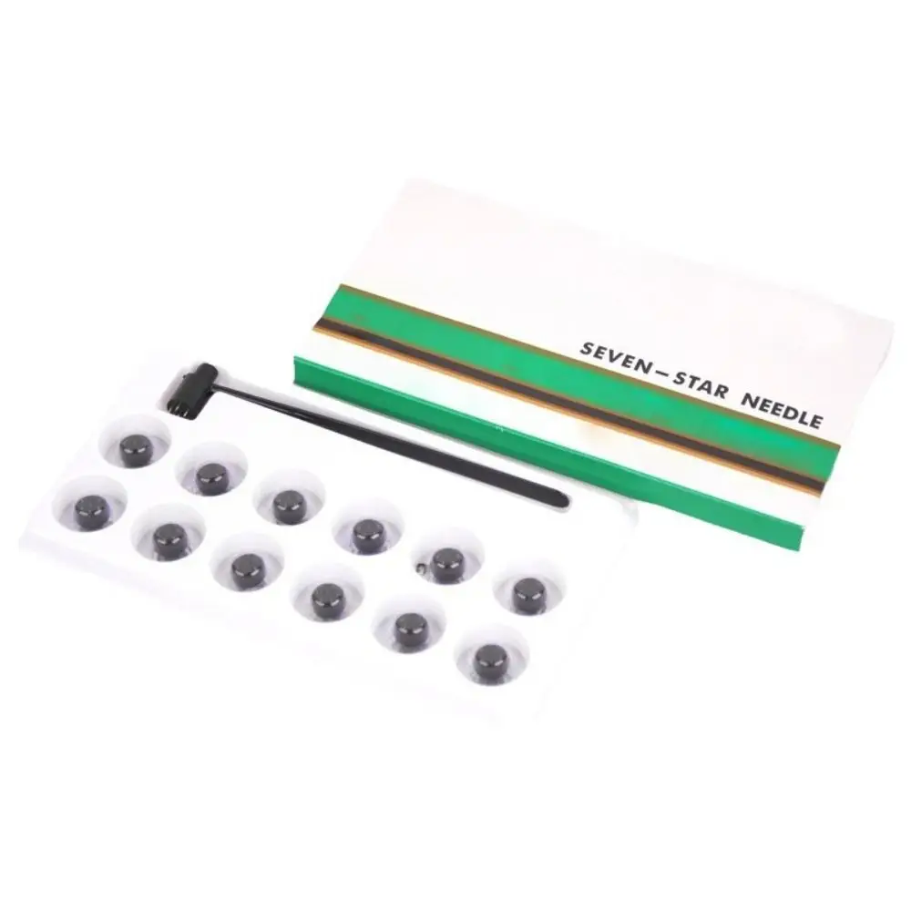 

Plastic 7 Star Needle Portable Double Head 7 Star Plum Blossom Hammer Single Head Plum Blossom Dermal Hammer for Beauty