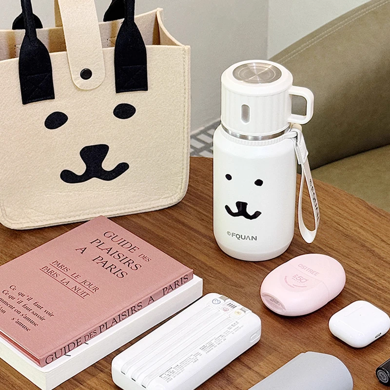 

Portable Teens Thermoses Water Bottle Reusable Drinkware Cold Keeper Thermoses Take Away Kids Kubek Termiczny House Decor