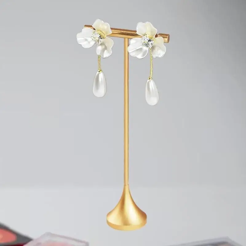 A52E Sophisticated Earrings Hanger Metal Stand Bedroom Decors Accessory Suitable for Accessory Arrangement and Display
