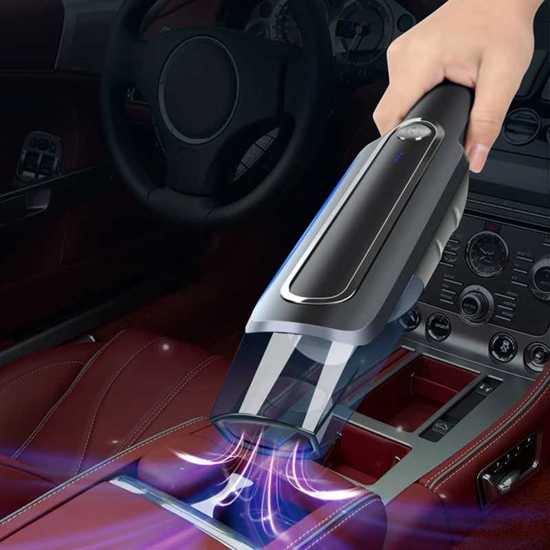 

Car Handheld Vacuum Cleaner 6000PA Rechargeable Dust Collector Dry/Wet Portable Dust Cleaner For Home