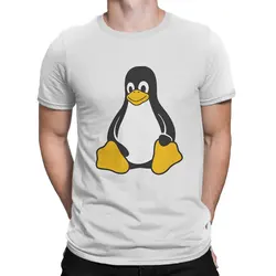 UTER Programmer Code Linux Linux Tux Tshirt Graphic Men Tops Vintage Goth Summer Polyester Streetwear Harajuku T Shirt