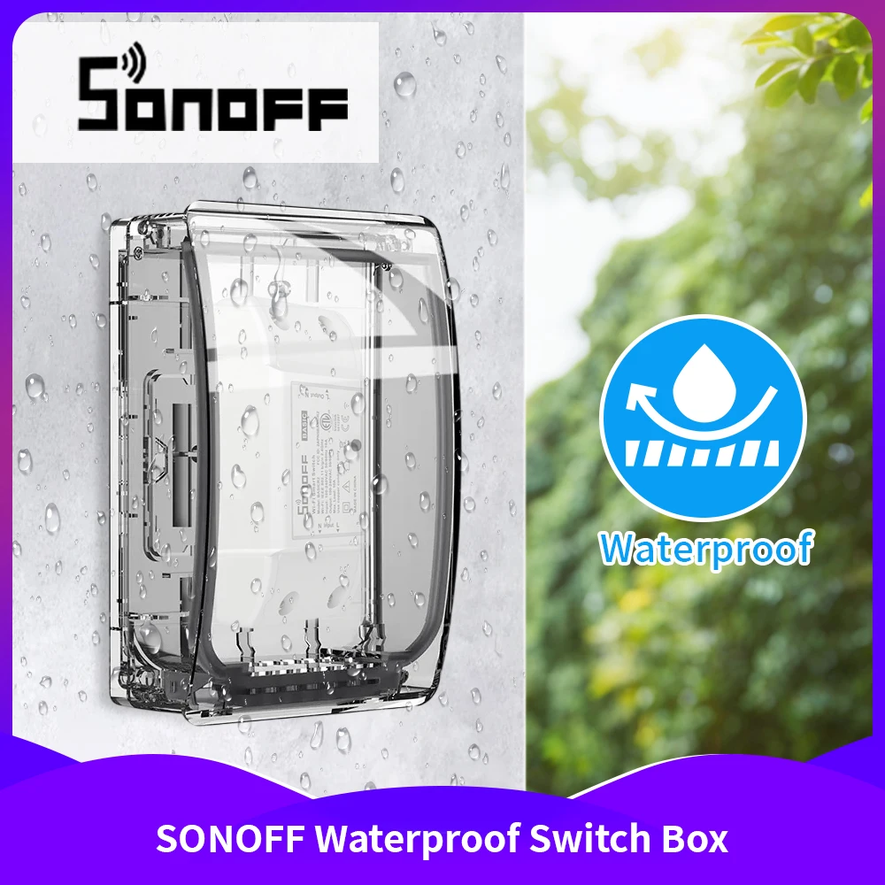 

Водонепроницаемая коробка SONOFF Max 152x100x48 мм R2, водонепроницаемая, подходит для SONOFF TH Elite/TH Origin/POW Elite/POW Origin/M5/TX/NSPanel