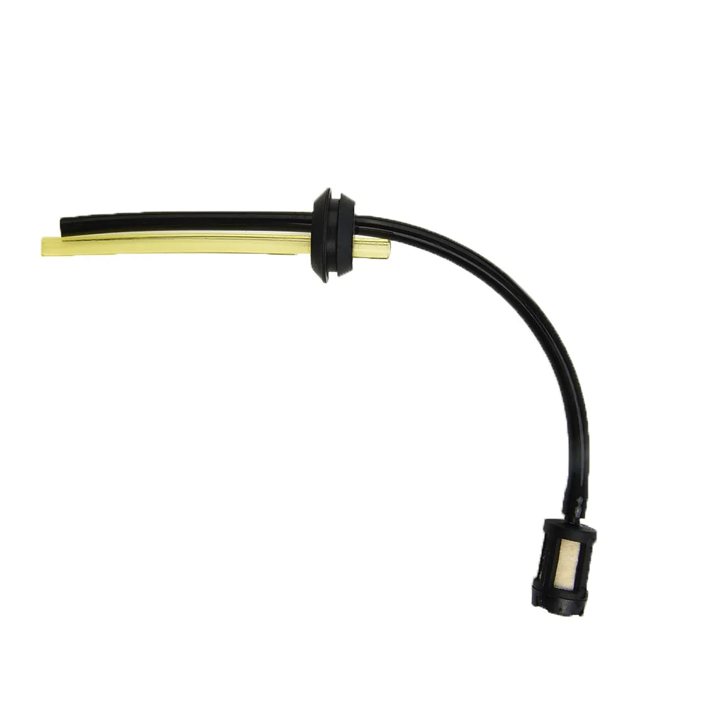 Fuel Delivery Hose with Integrated Tank Filter for Trimmer Replacement and Small Engine Lawn Equipment Maintenance