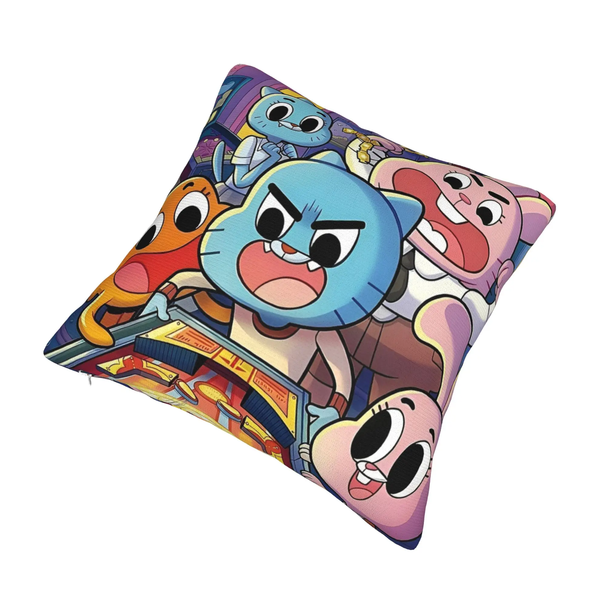 The Amazing World Of Gumballs  Pillowcases Stuff Soft Cushion Cover Gift  Pillow Case Cover Home Multiple Sizes